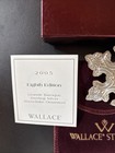 2005 Wallace Limited Edition Grande Baroque Sterling Silver Snowflake Ornament
