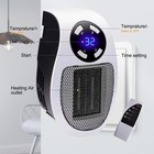 350w Wall Plug Space Heater Portable Electric Heater With Thermostat   Timer
