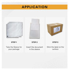 1 000 Ups Shipping Label Pouches 6 5    X 10    Self Adhesive Packing Slip Sleeve