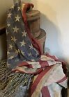 Primitive Americana Flag Scarf perfect Decoration vintage Style Home Decor