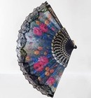 Traditional Silk Printed Japanese Folding Hand Fan Multicolor Free Ship Q090