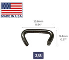 3 8 Stainless Steel Hog Rings   250 Count  Rust Proof