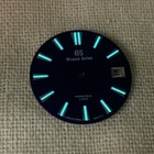 28 5mm Watch Dial Blue Green Luminous For Seiko Nh35 Nh36 Movement Gs Dials
