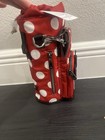 New - Disney Parks Lug Minnie Mouse Huggie Crossbody Bag  holds Water Bottle 