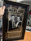 Johnny Cash The King Elvis Presley Autographed Framed Photos The Man In Black