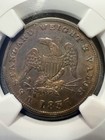 1837 Hard Times Token Half Cent Worth Of Pure Copper Ht-73 Ngc Xf Details