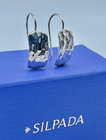 Silpada  925 Sterling Silver Hammered   Curved French Wire Earrings  W0991