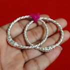 Elegant Sterling Silver 925 Baby Child Bangle Cuff For Newborn Baby