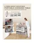 Baby Changing Table  Versatile Folding Changing Table  Waterproof Diaper Chan   