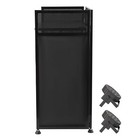Dj Event Facade White black Scrim Metal Frame Booth 20 x40 table Station 2 Lamp