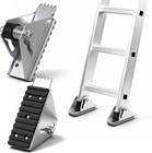 2 Pack Aluminum Anti-skid Shoe Feet For Extension Ladders Replacement Parts