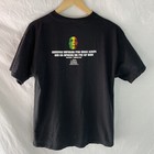 Bob Marley Shirt Mens Large L Zion Rootswear Face Graphic Black