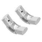 Pair 90 Degree Aluminum Tarp Arm Corner Joint For Dump Truck Tarp System Silver