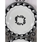 Hf Coors Santa Fe Dining Car Service Mimbreno Indian Fish Dinner Plates Set Of 4