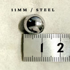 11mm Japanese Pachinko Balls 500pcs Mixed Engraved   Plain High Gloss Steel