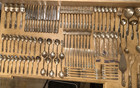 Bremer Silberwarenfabrik German 800 Silver Flatware Set Service 156 Pieces