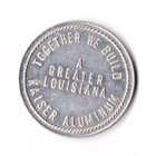 1755 - 1955 Louisiana La Centennial Coin Token Medal - Kaiser Aluminum