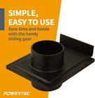 Powertec 70133-p2 2-1 2-inch Blast Gate For Dust Collector  2 Pk