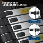 Telescoping Ladder Aluminum Extension Step12 5-20 5 Ft Multi-use Portable 330lbs