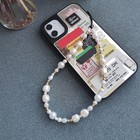 Beaded Phone Charm Y2k Kawaii Handmade Acrylic Lanyard Wrist Strap Keychain