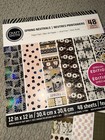 Craft Smith 12 x12  Spring Neutrals Paper Pad 48 Sheets Floral Glossy Se