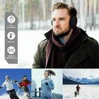 2x Ear Muffs Winter Ear Warmer Fleece Earwarmer Mens Womens Behind The Head Band