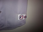 Vintage New York Yankees Mlb Gray Replica Jersey Shirt 46 Majestic Made In Usa