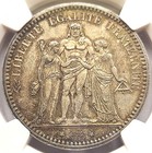 1873 A France  5 F  Ngc Ms 63  Nice Silver Coin            174    19-01