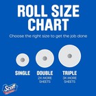 Scott Paper Towels  Choose-a-sheet  6 Double Rolls   12 Regular  100 Sheets roll