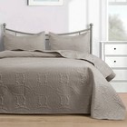 Luxury Bedspread Bedding Set 3 Piece Quilted Coverlet Bed Throw Queen King Size
