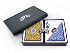 Copag Neoteric 100  Plastic Playing Cards - Poker Size Jumbo Index Blue yellow