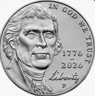2026 250th Anniversary Us Nickel Set  P d  One Each  Mint Condition  Unc 