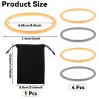 4pcs Patella Bands Basketball  Silicone Fine Knee For One Size 