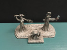 Rawcliffe Pewter Temptress Sorceress Witch Wizard Mage Orb Dragon Alter Figurine