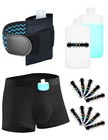 Complete Urine Test Kit - 3 5oz Bottle  Sample Vials  Leg Strap  Thermometer  Tr