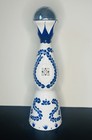Clase Azul Reposado Tequila Bottle  empty  750ml - Blue   White Ceramic Decanter