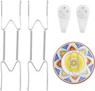 2 Pack Plate Hangers For Wall  Suitable For 9-12 Inch Art Plate  Stainless St   
