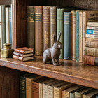 Bunny Rabbit Figurine Statue Cast Iron Rustic Garden Yard Patio Decor 4 1 2 Inch