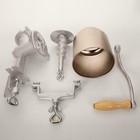 Manual Aluminum Alloy All Kinds Of Grain Maker Grain Nut Mill Grinder Silver