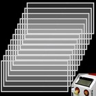 12 Pack Abrasive Blasting Cabinet Lens Cover Clear Polyester Film Sandblast