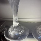 Erte Art Deco Artist Vintage   flute Majestique    French Crystal Champagne Set Of 2