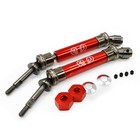 2x Steel Rear Cvd Driver Shaft 6852 For Rc 1 10 Traxxas Slash 2wd Short Course