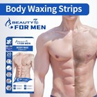 Men Wax Strips For Body  Ready To Use Waxing Strips  Facial Hair Removal Wax    