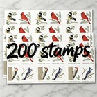 2018 Usps Birds In Winter Stamps 10 Mnh Booklets Scott  5317-5320  200 Stamps 