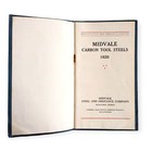 Midvale Steel And Ordnance Company Carbon Tool Steels 1920 Industry Booklet