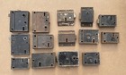 Outstanding Bulk Lot Of  14   Antique Door Rim Locks Mixed Sizes Applied On Door