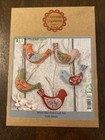New Sealed Box Corinne Lapierre Wool Mix Felt Craft Kit Folk Birds Ornament Kit