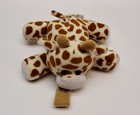 Le Bibi Giraffe Plush Toy Pacifier Holder Soothie Snuggle Baby Stuffed Animal 