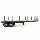 Hercules 2axle Rc Flatbed Semi Trailer For Tamiya Diy Model 1 14 Tractor Truck