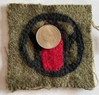 Rare Original Ww1 Us Army 89th Division Artillery Patch Sewing Traces Onthe Edge